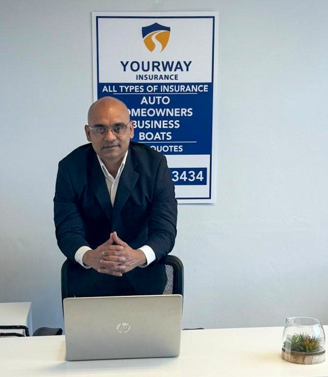 Jorge Molina, founder of YourWay Insurance, ready to help